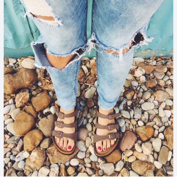birkenstock birkis mocha color sandals - Picture 1 of 15